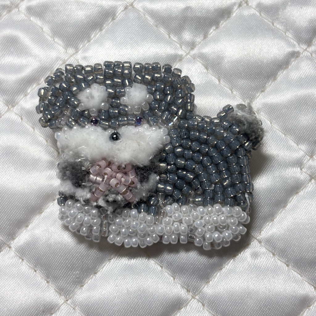 Schnauzer brooch（オーダー品）