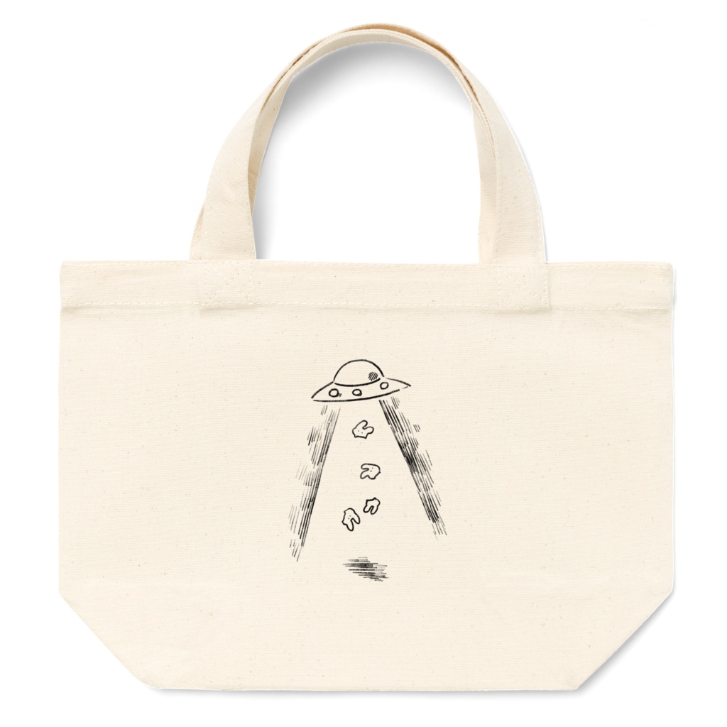 UFOとうさぎトートバッグ