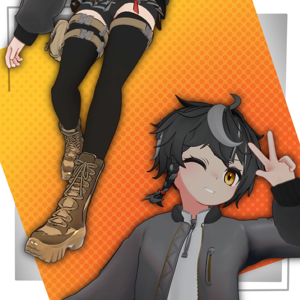 オリジナル3Dモデル『フェルカ』