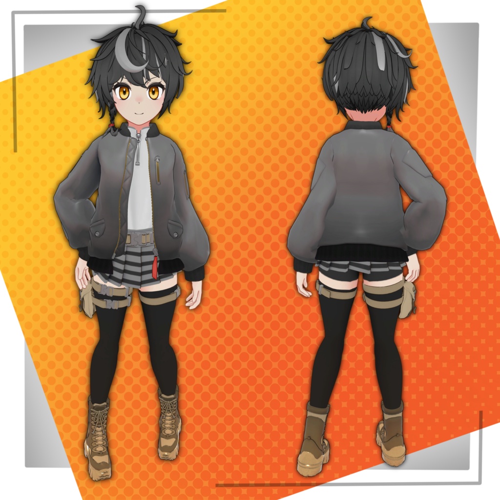 オリジナル3Dモデル『フェルカ』