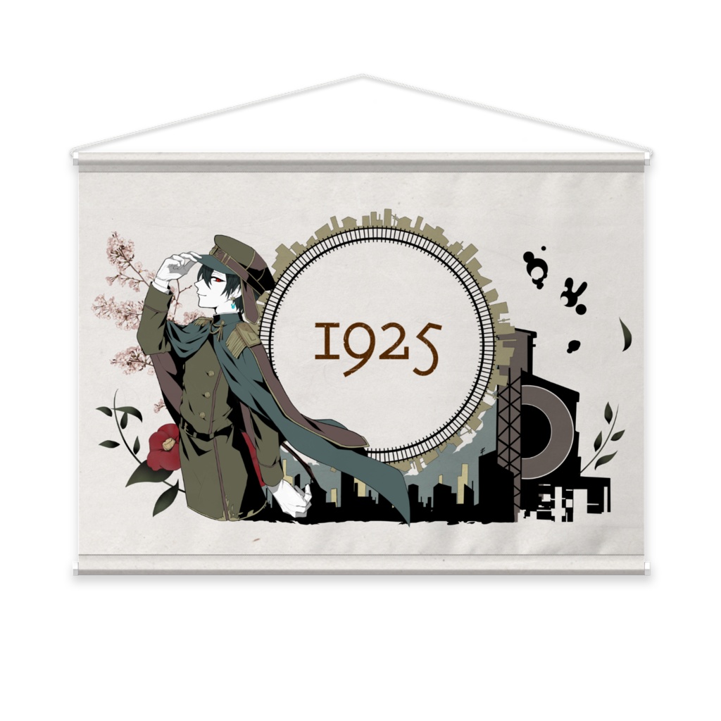 ”1925”兎桜こうタペストリー