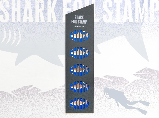 SHARK FOIL STAMP