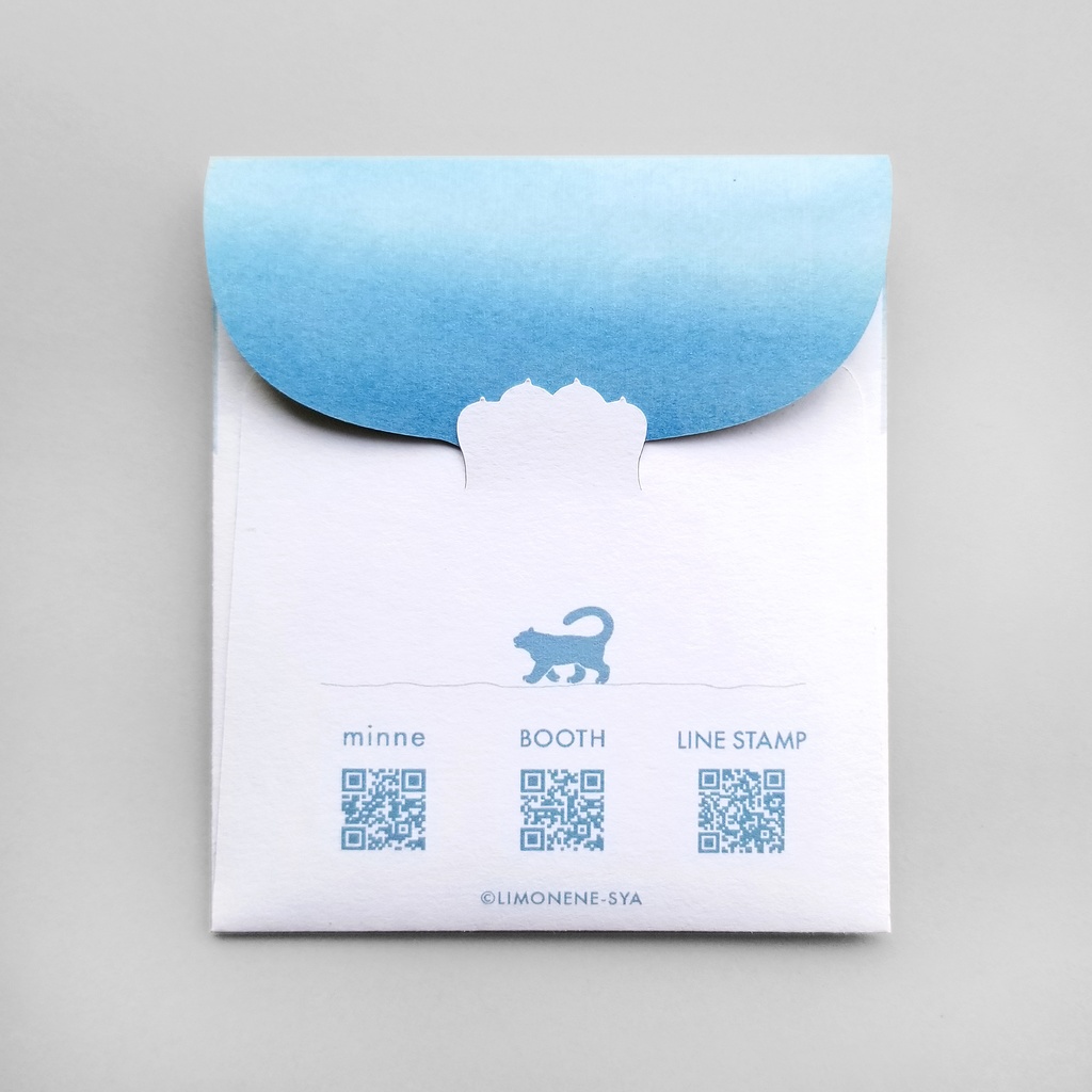 ユキヒョウ❄オーロラ箔のフレークシール