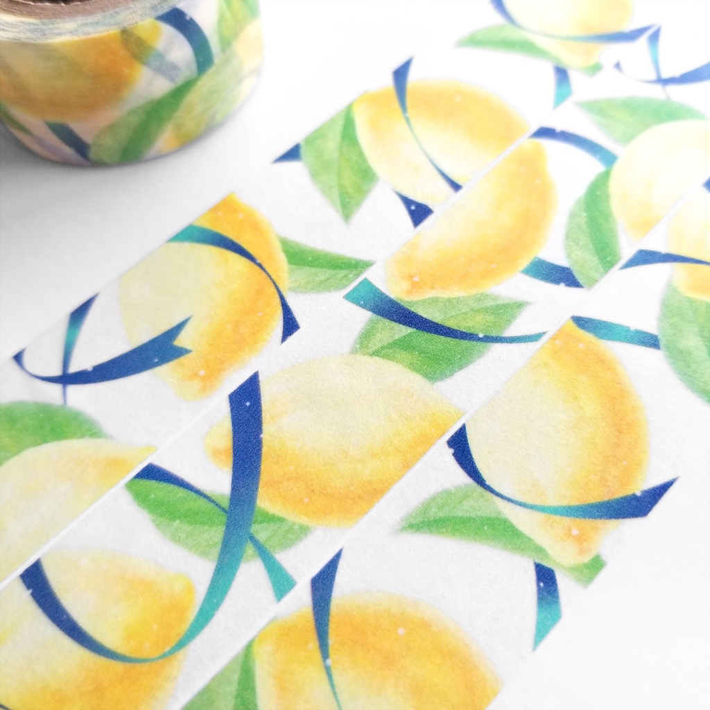 レモン リボン マスキングテープ