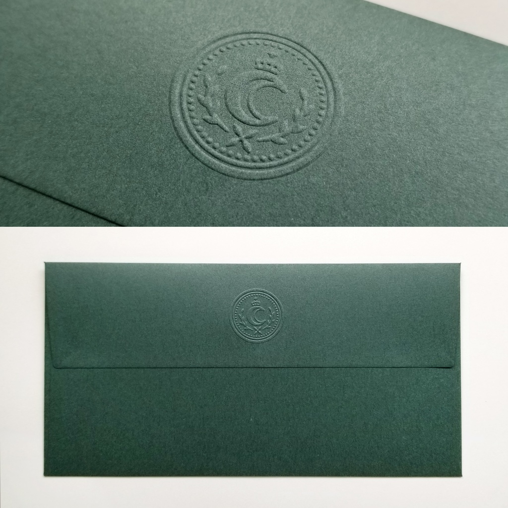 crescent プラチナエンボス一筆箋