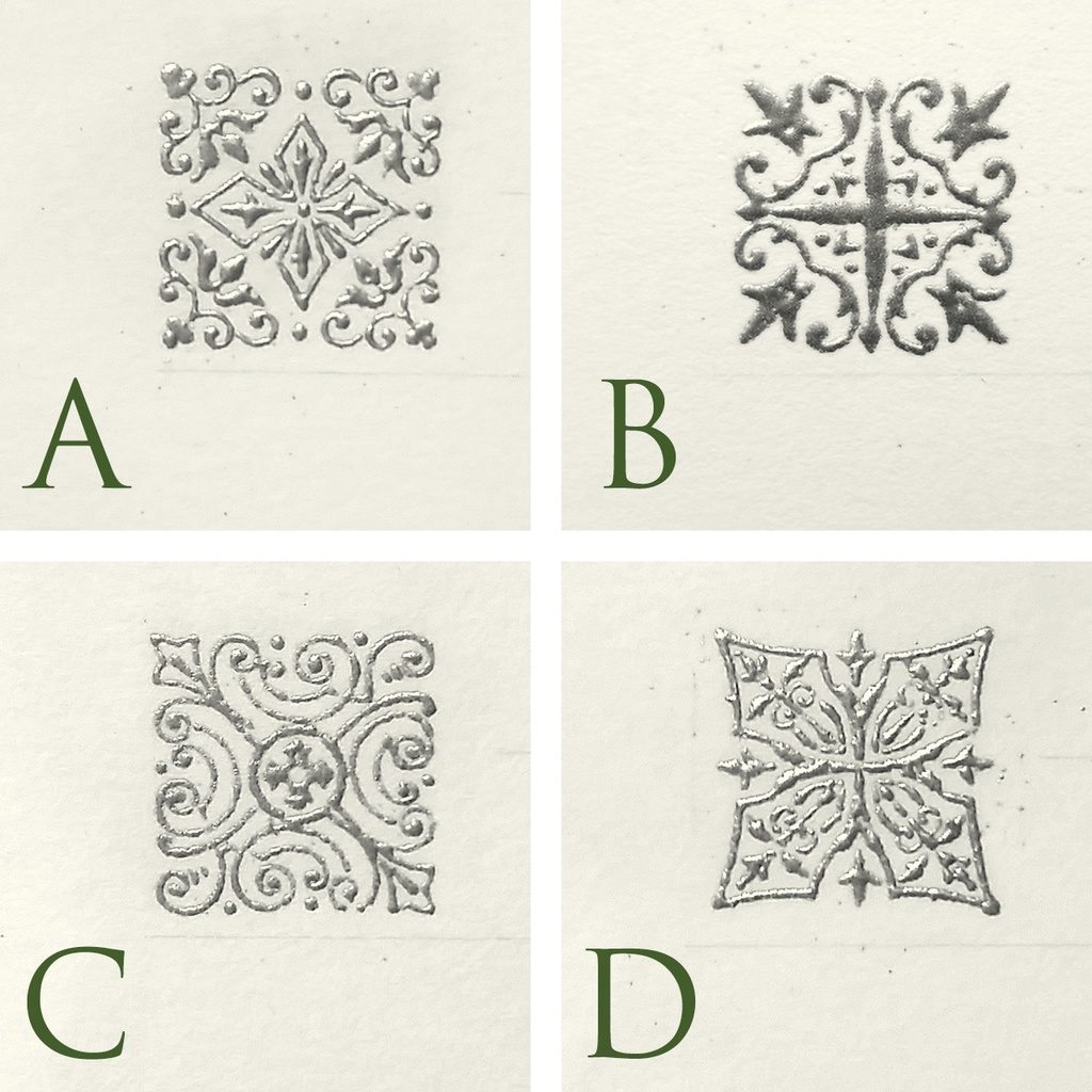 crescent プラチナエンボス一筆箋