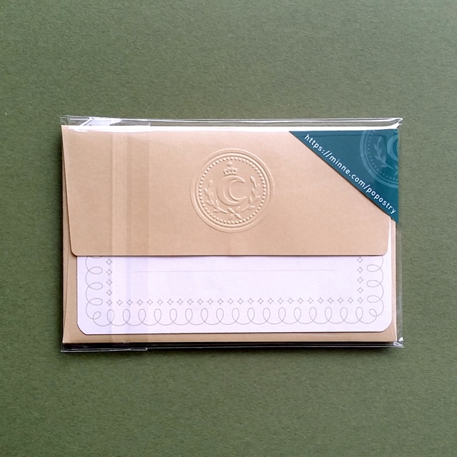 crescent イラストメッセージカード