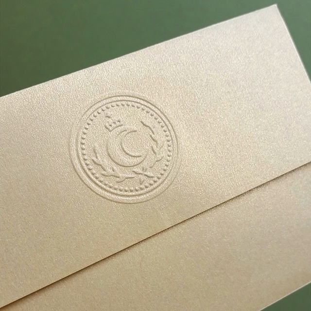 crescent イラストメッセージカード