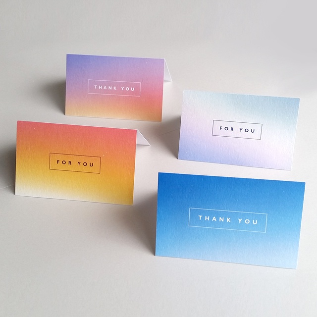 キラキラ光る☆グラデーションカード -all view-