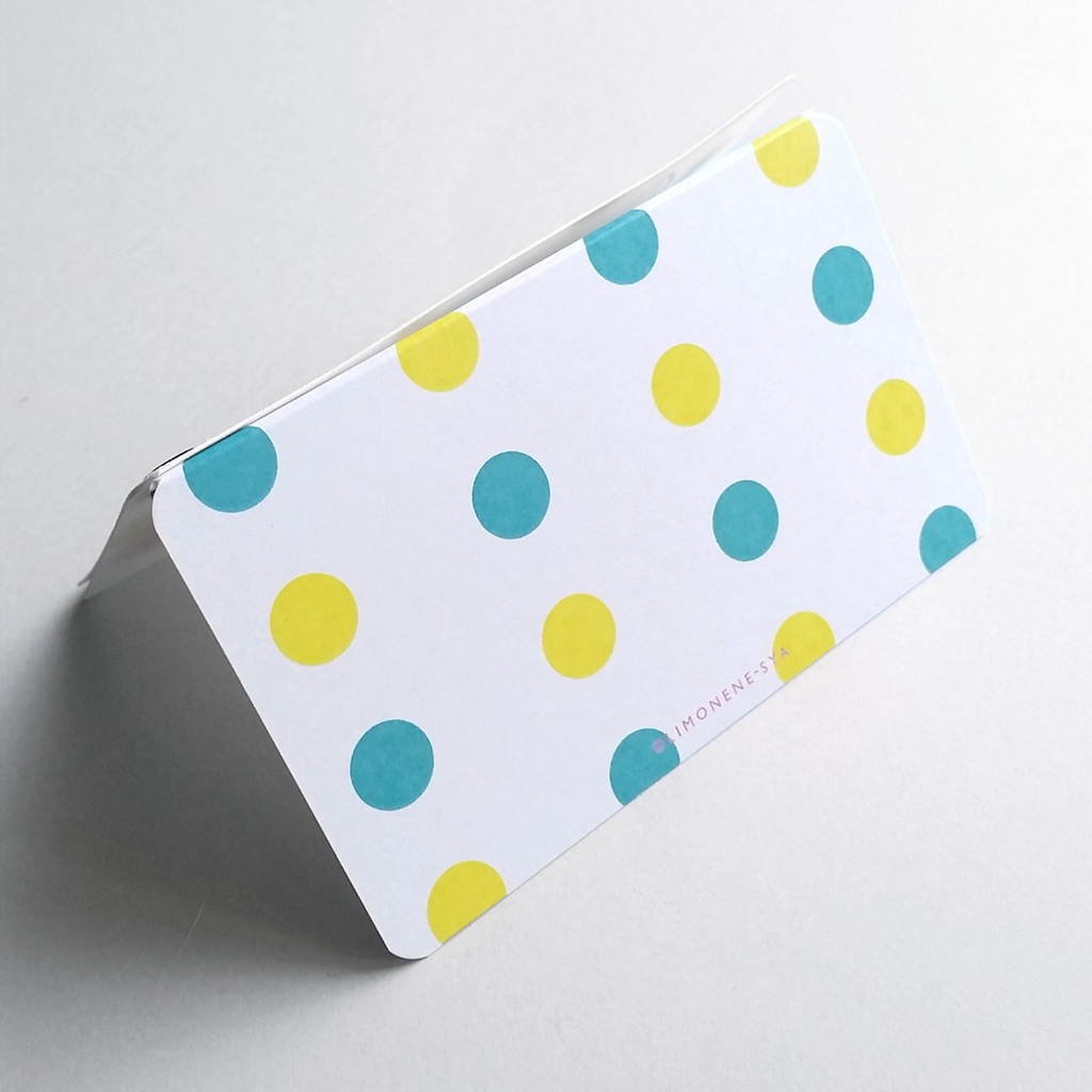 パチカ猫の2枚組メッセージカード