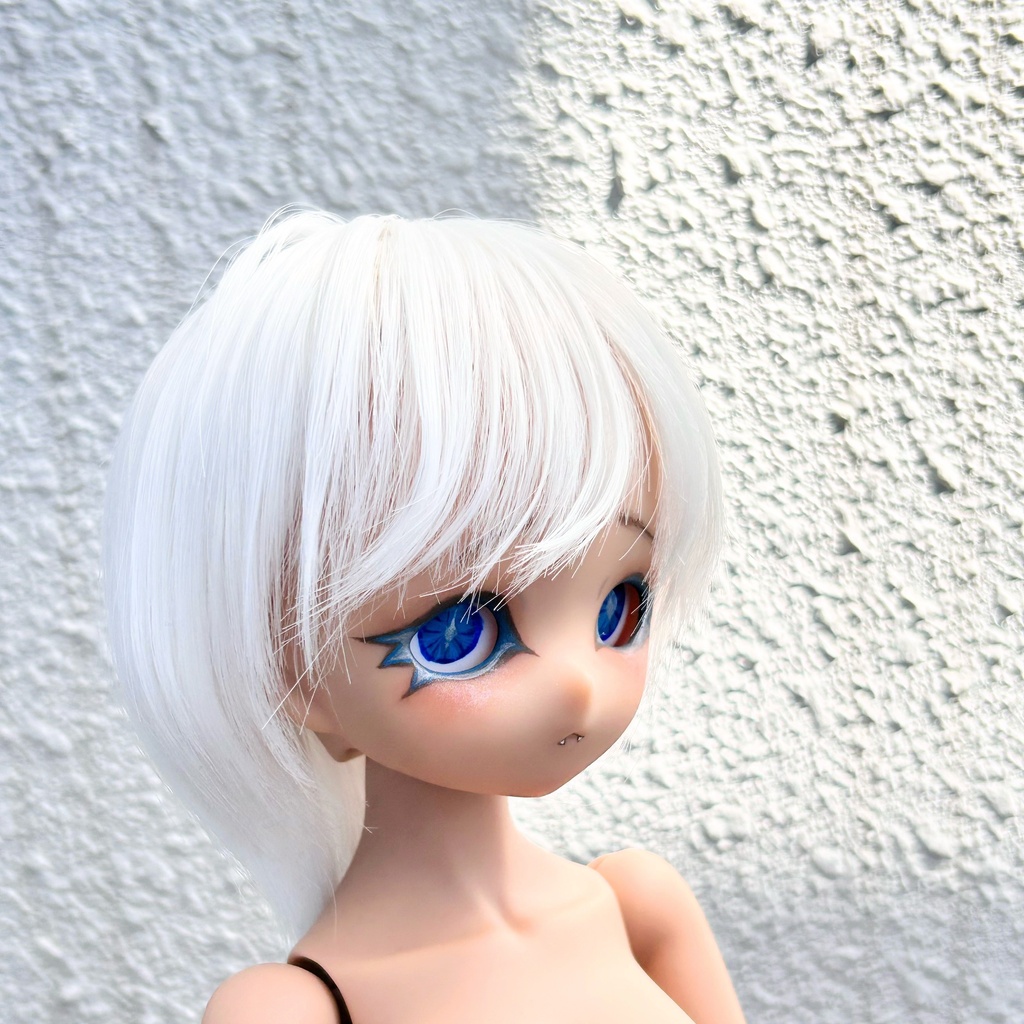 【No.002】1/4サイズ imomodoll Rucy カスタムヘッド(チョコレート肌)＆手描きアイ
