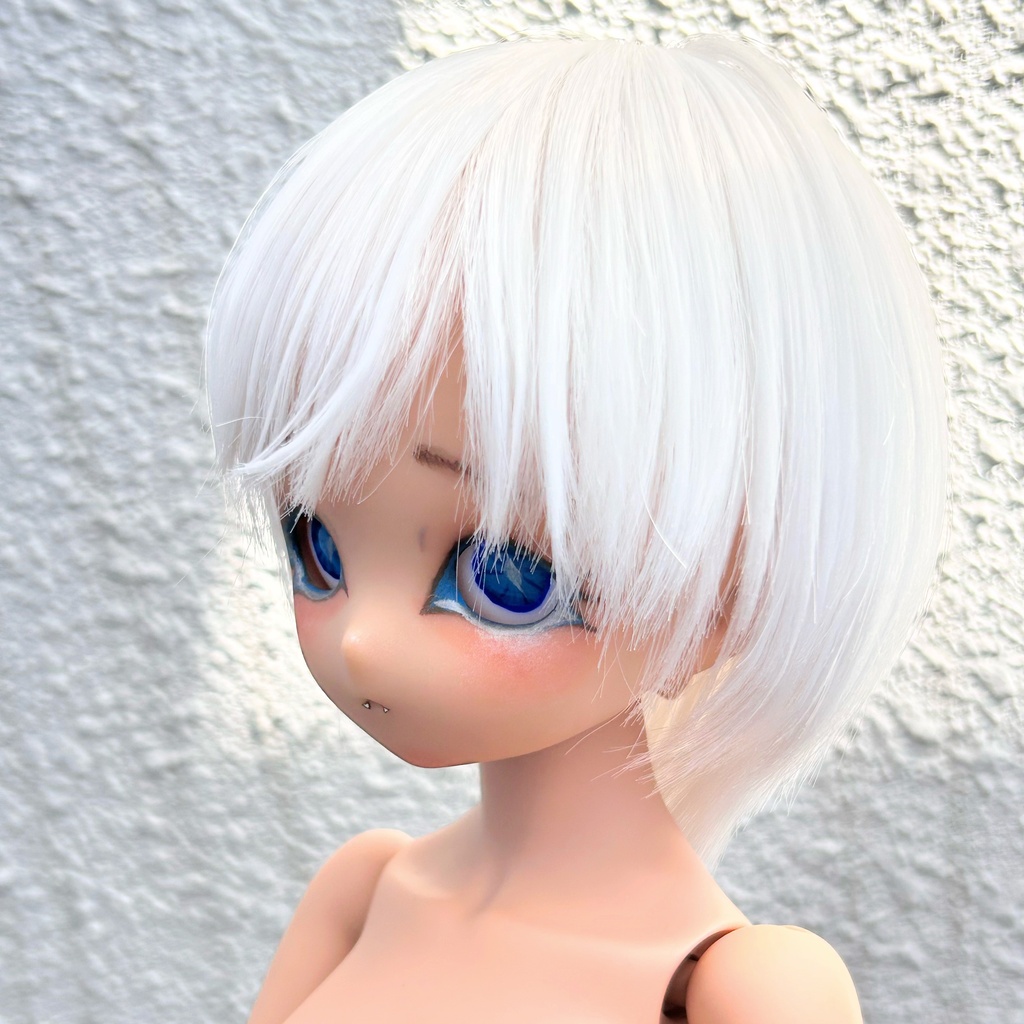 【No.002】1/4サイズ imomodoll Rucy カスタムヘッド(チョコレート肌)＆手描きアイ