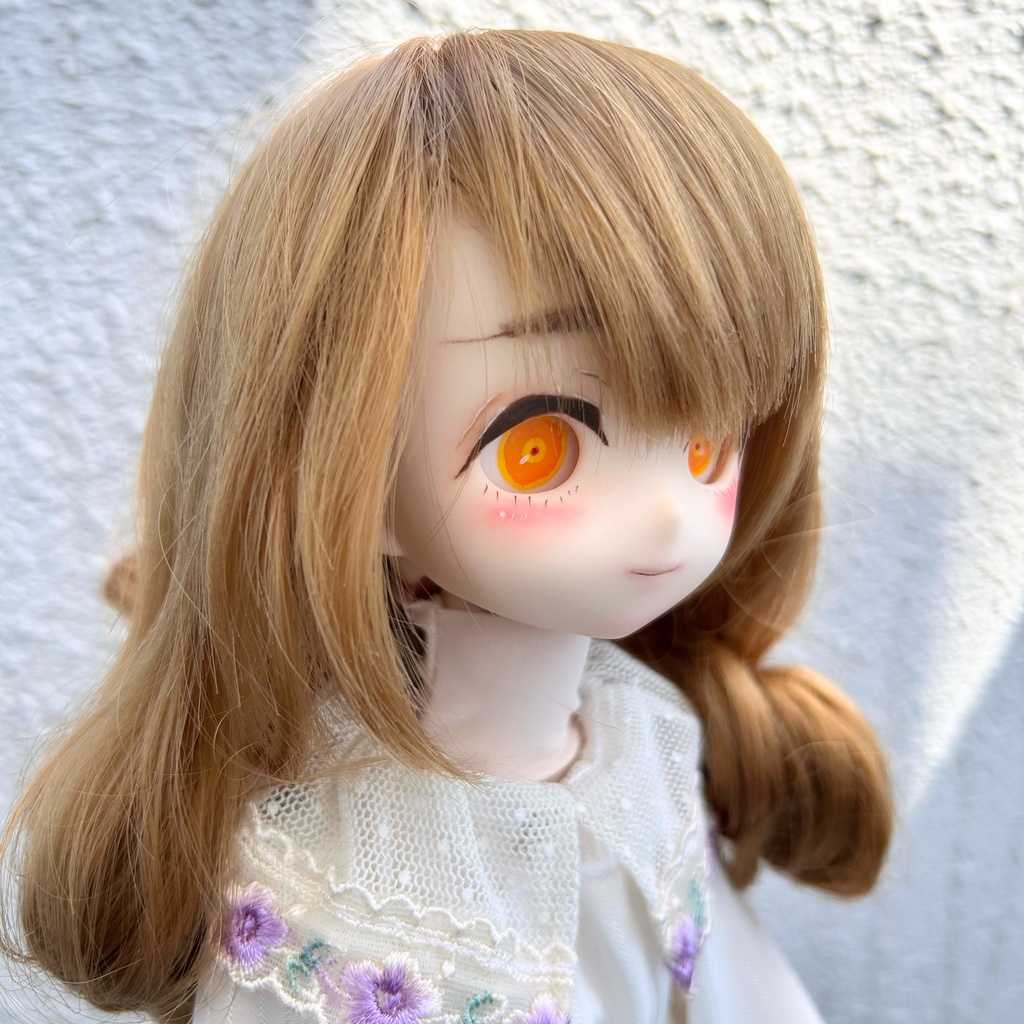 【No.003】1/4サイズ imomodoll  Ruby-B カスタムヘッド(クリーム肌)＆手描きアイ
