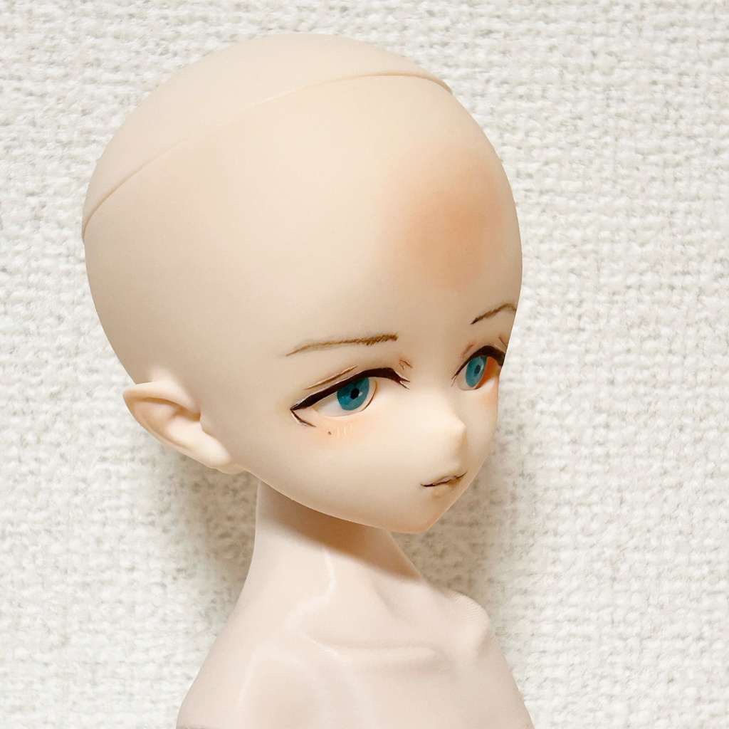 【No.004】1/4サイズ imomodoll  Corvus カスタムヘッド(クリーム肌)＆手描きアイ 難あり