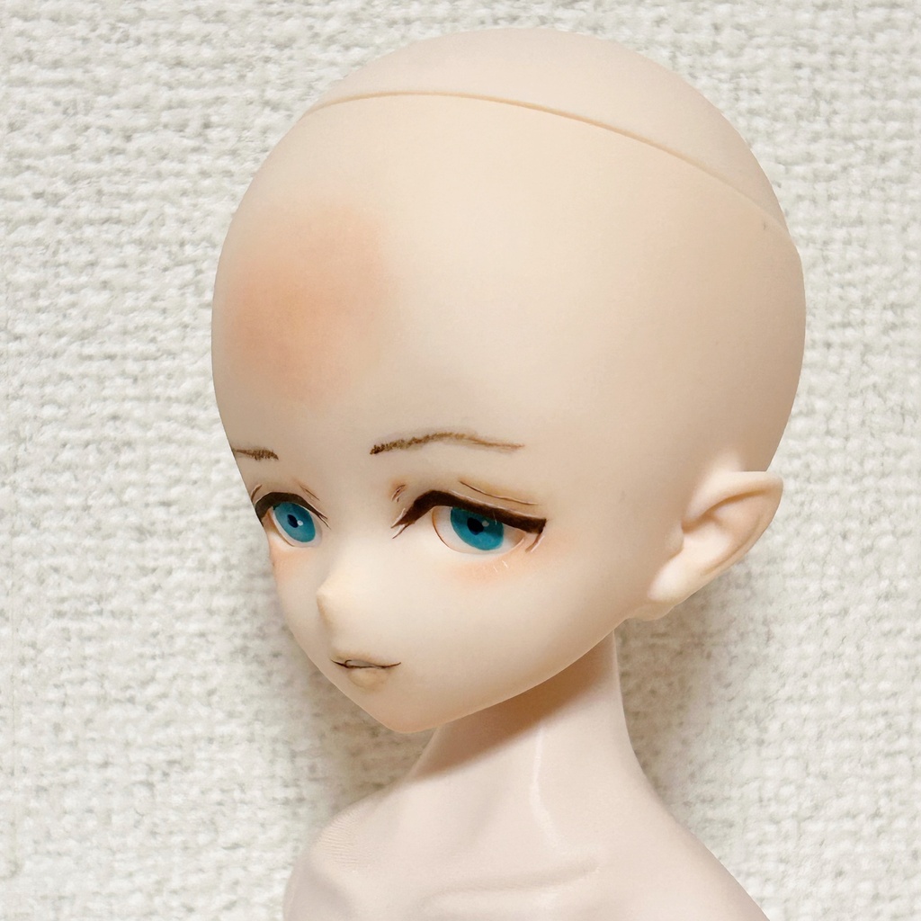 【No.004】1/4サイズ imomodoll  Corvus カスタムヘッド(クリーム肌)＆手描きアイ 難あり