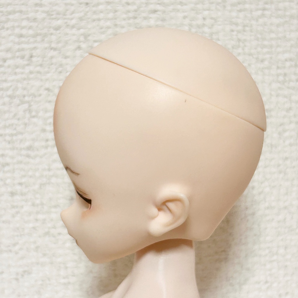 【No.004】1/4サイズ imomodoll  Corvus カスタムヘッド(クリーム肌)＆手描きアイ 難あり