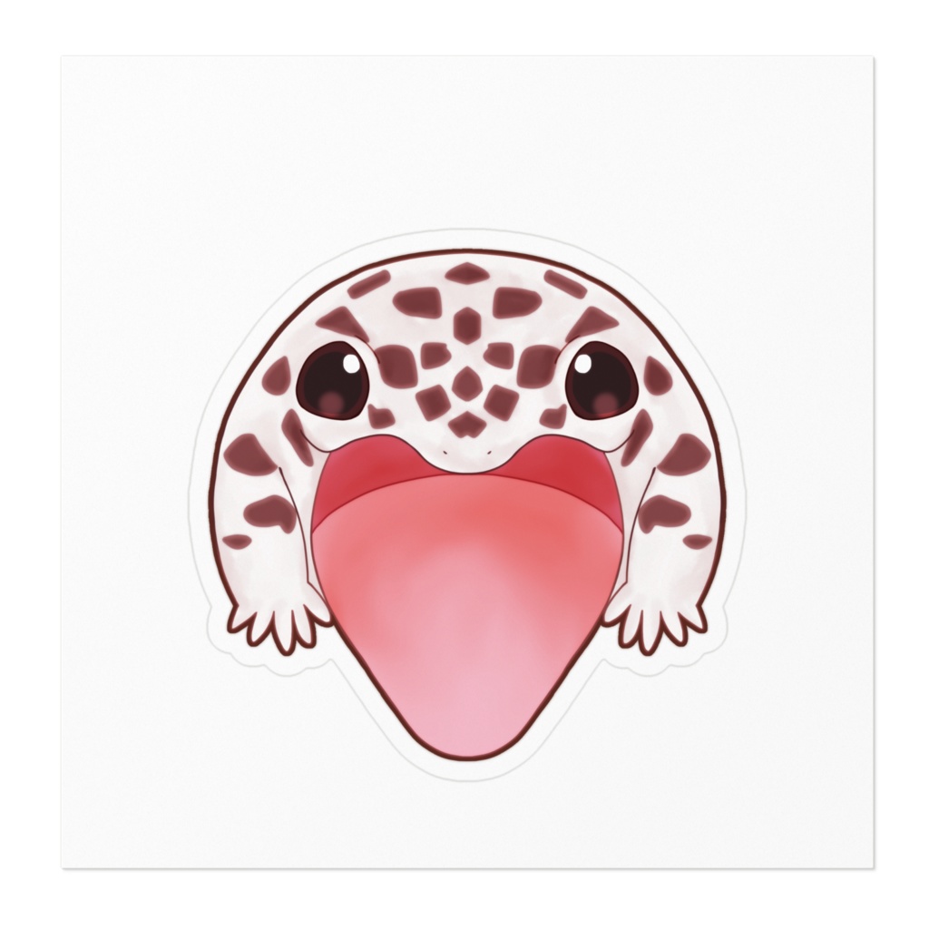 👅ステッカー(レオパ/スーパーマックスノー)