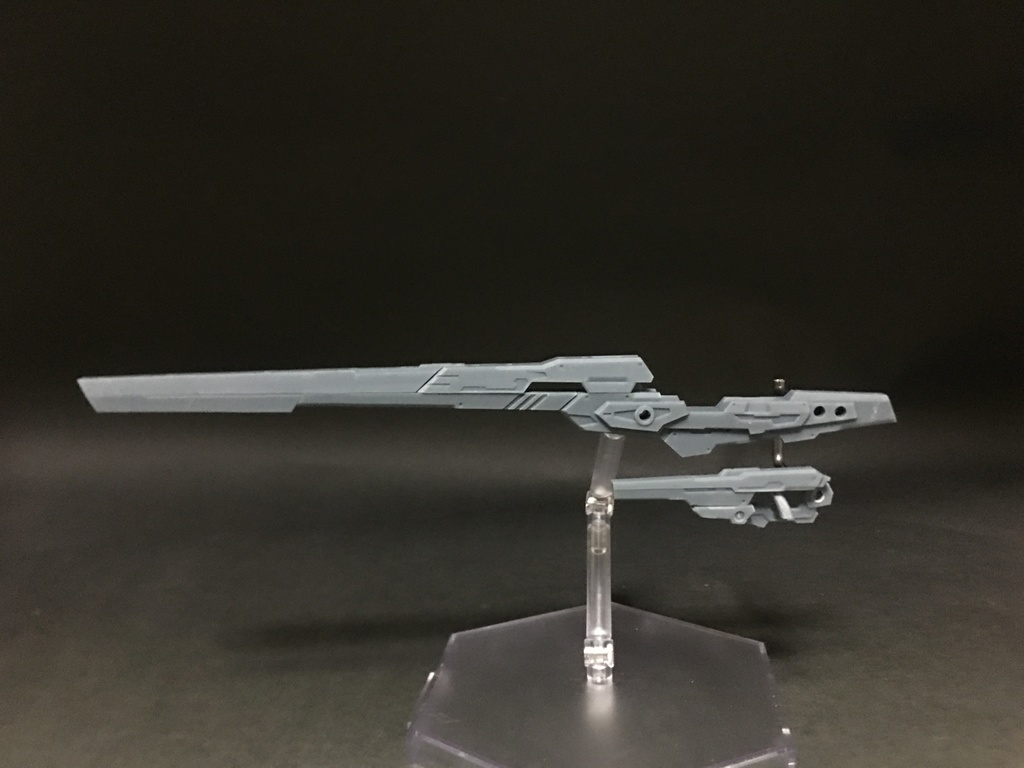 No.007 ハンドガン&ホルスターセット+ロングライフルアタッチメント メガミデバイス等対応 3dプリンター出力品ガレージキット