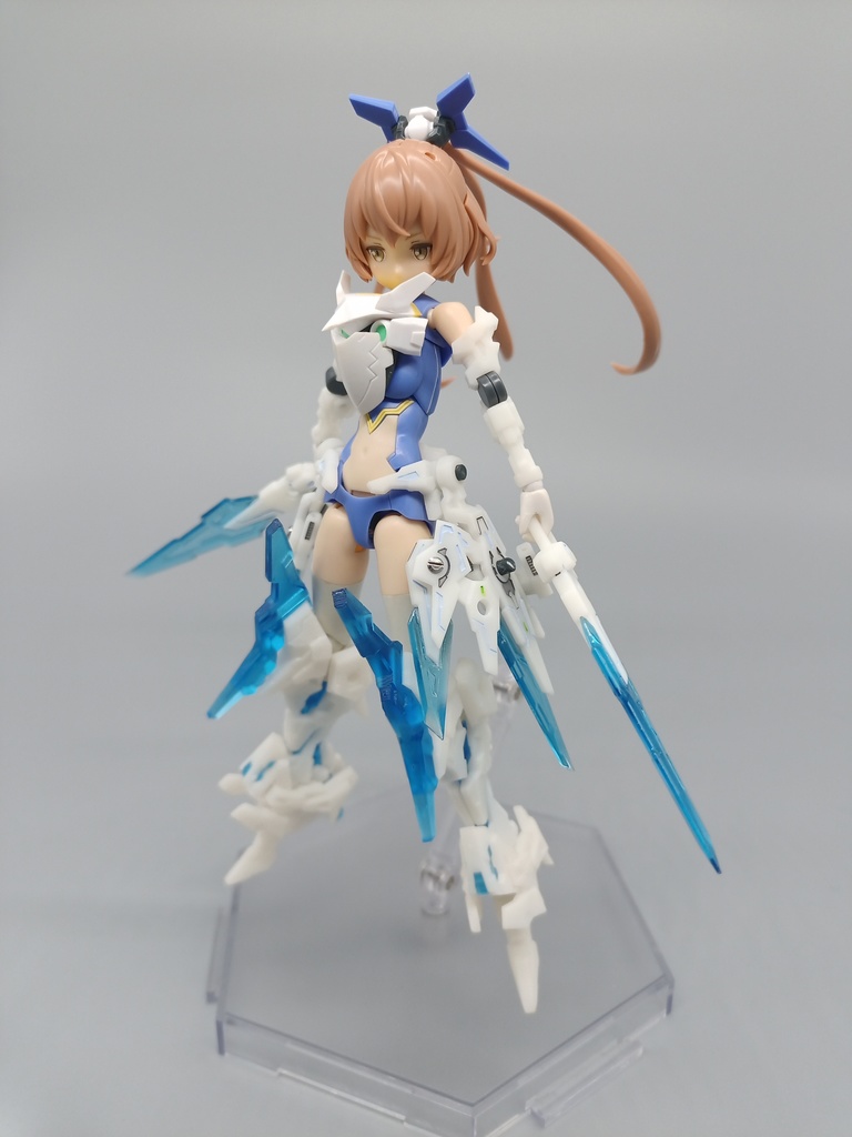 No.019 メガミデバイス等対応 ライトスカートアーマー&ソードビット 3dプリンター出力品ガレージキット