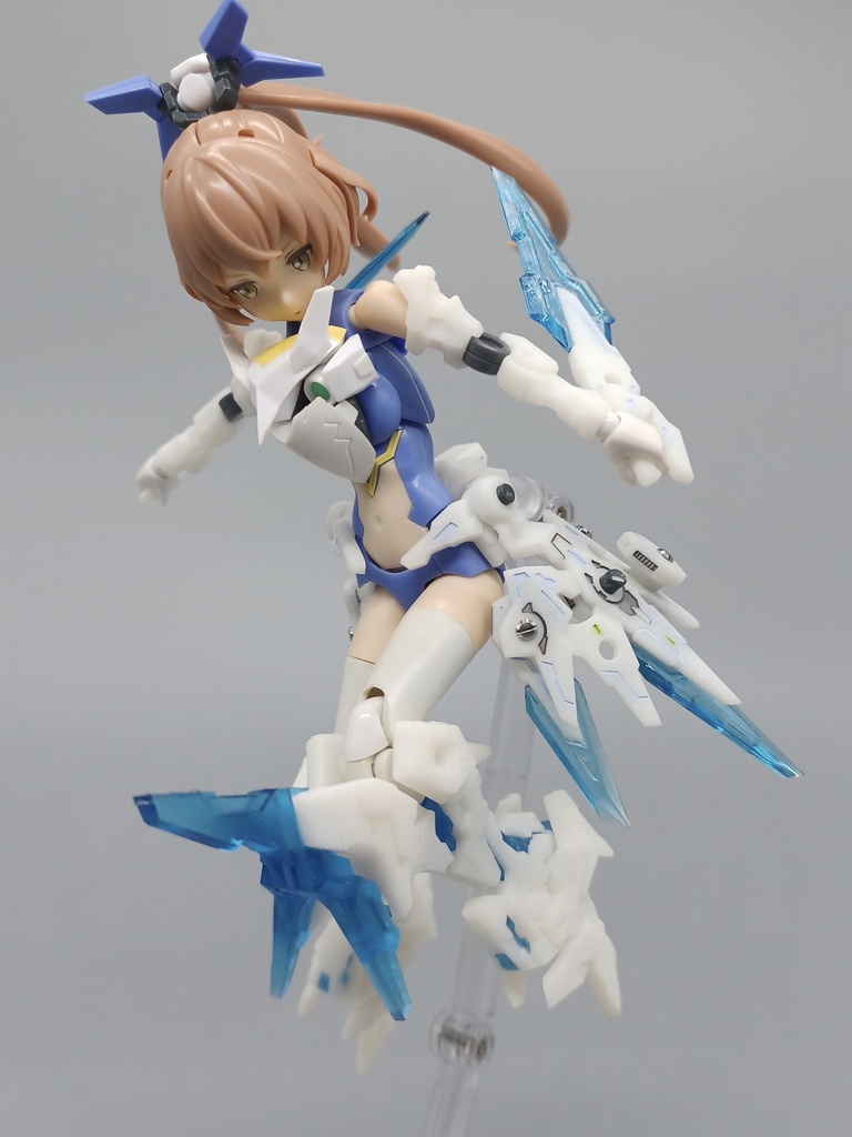 No.019 メガミデバイス等対応 ライトスカートアーマー&ソードビット 3dプリンター出力品ガレージキット