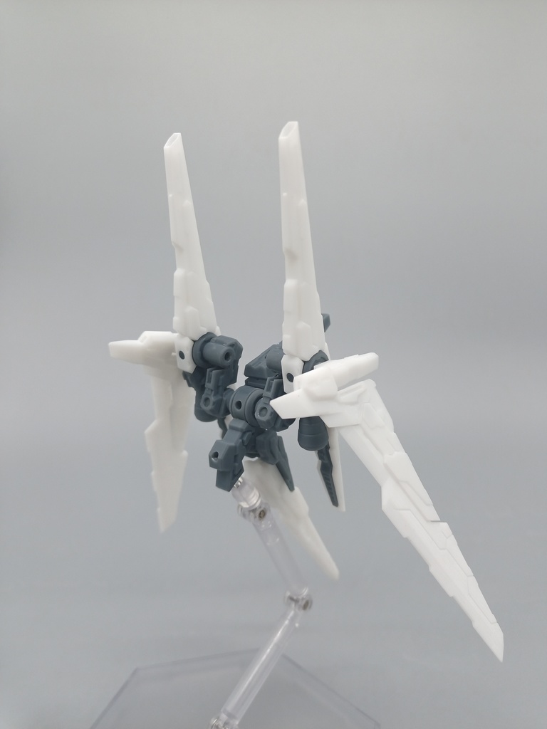 No.026 メガミデバイス等対応 MCWマルチブースターオプションウィングキャノン 3dプリンター出力品ガレージキット