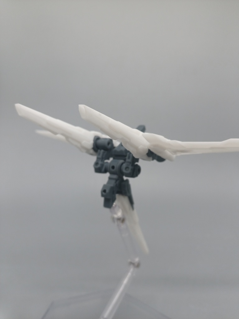 No.026 メガミデバイス等対応 MCWマルチブースターオプションウィングキャノン 3dプリンター出力品ガレージキット