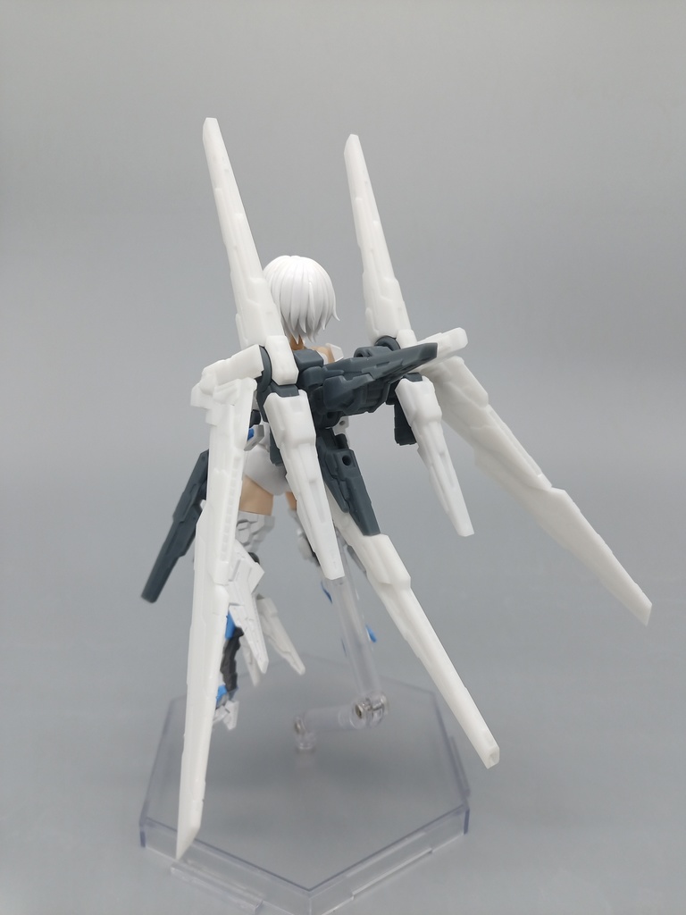 No.026 メガミデバイス等対応 MCWマルチブースターオプションウィングキャノン 3dプリンター出力品ガレージキット