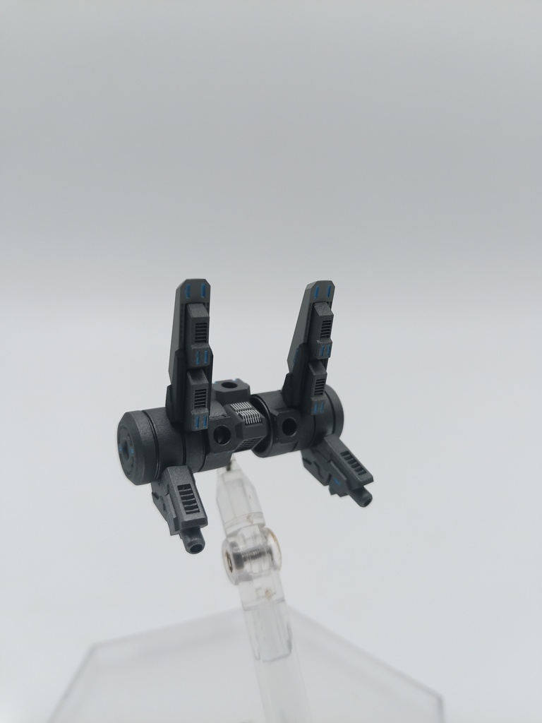 No.048 メガミデバイス等対応 試作型ハンドガン用バックパック 3dプリンター出力品ガレージキット