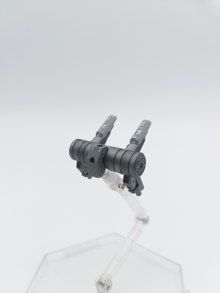 No.048 メガミデバイス等対応 試作型ハンドガン用バックパック 3dプリンター出力品ガレージキット