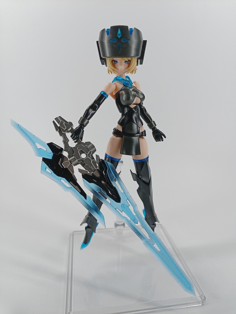 No.027 メガミデバイス バレットナイツエクソシストウィドウ改造パーツロングソードVer.2 3dプリンター出力品ガレージキット