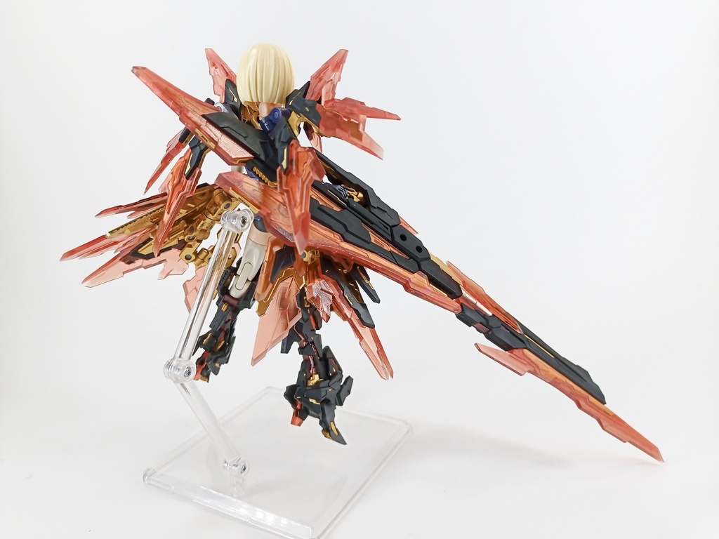 メガミデバイスエクスキューショナーブライド改造セットブラック+クリアーレッドVer. 3dプリンター出力品ガレージキット