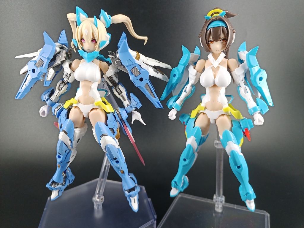 No.067 メガミデバイス 朱羅 忍者 蒼衣改造キット 3dプリンター出力品ガレージキット