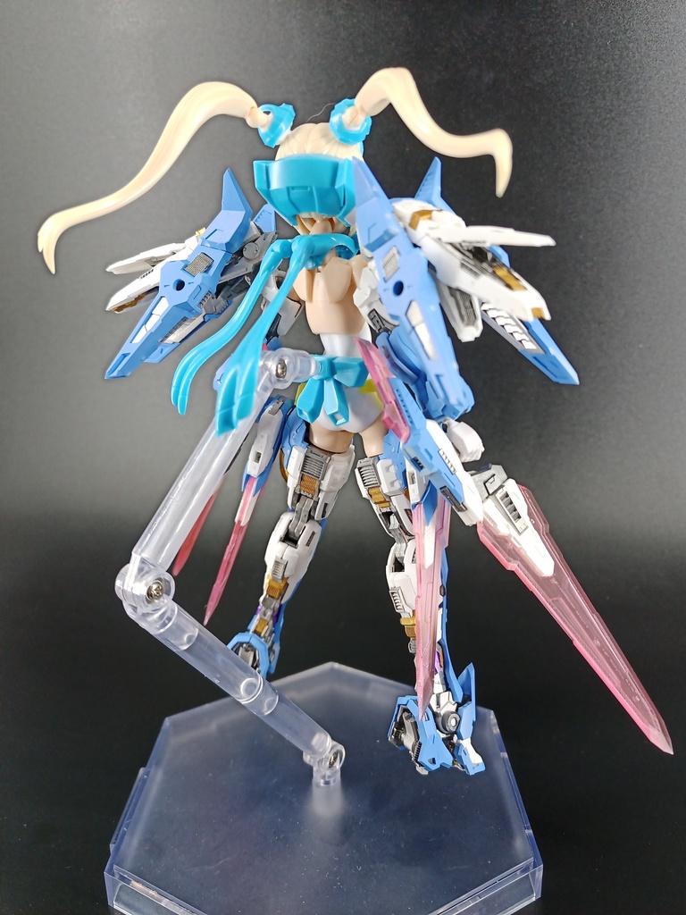 No.067 メガミデバイス 朱羅 忍者 蒼衣改造キット 3dプリンター出力品ガレージキット