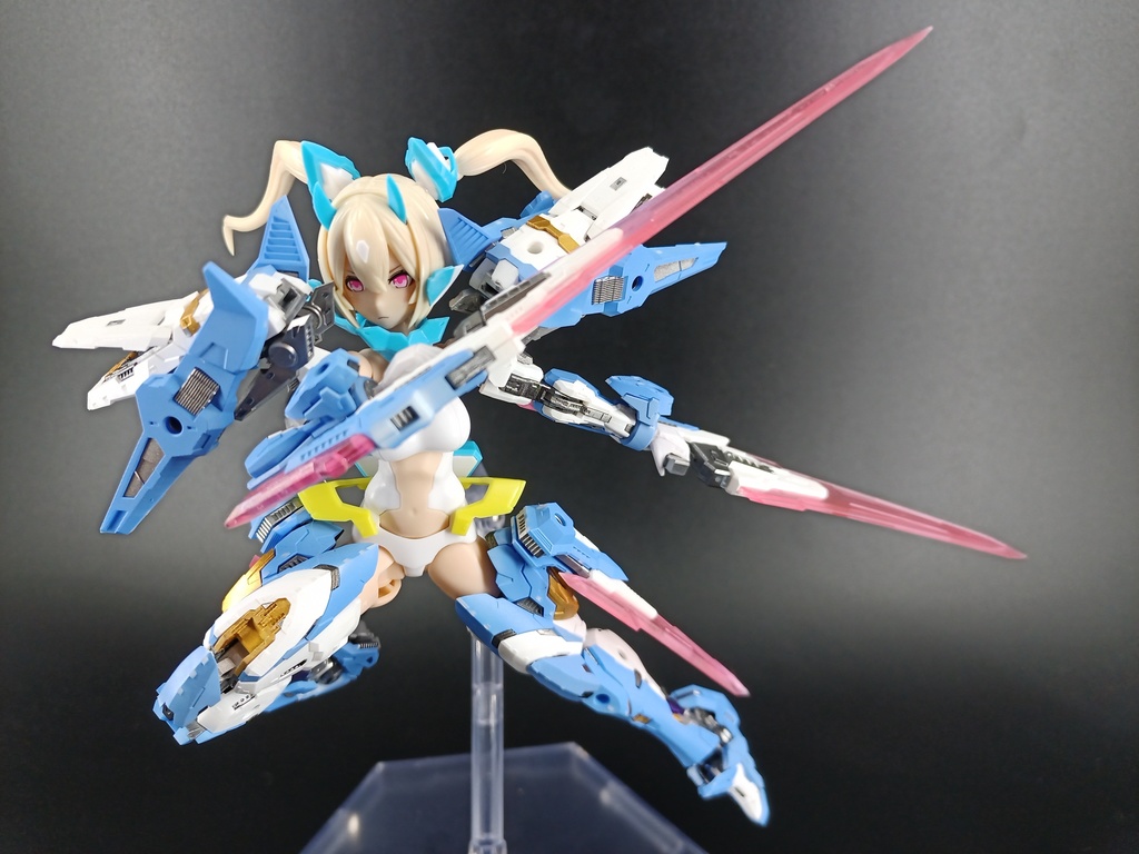 No.067 メガミデバイス 朱羅 忍者 蒼衣改造キット 3dプリンター出力品ガレージキット