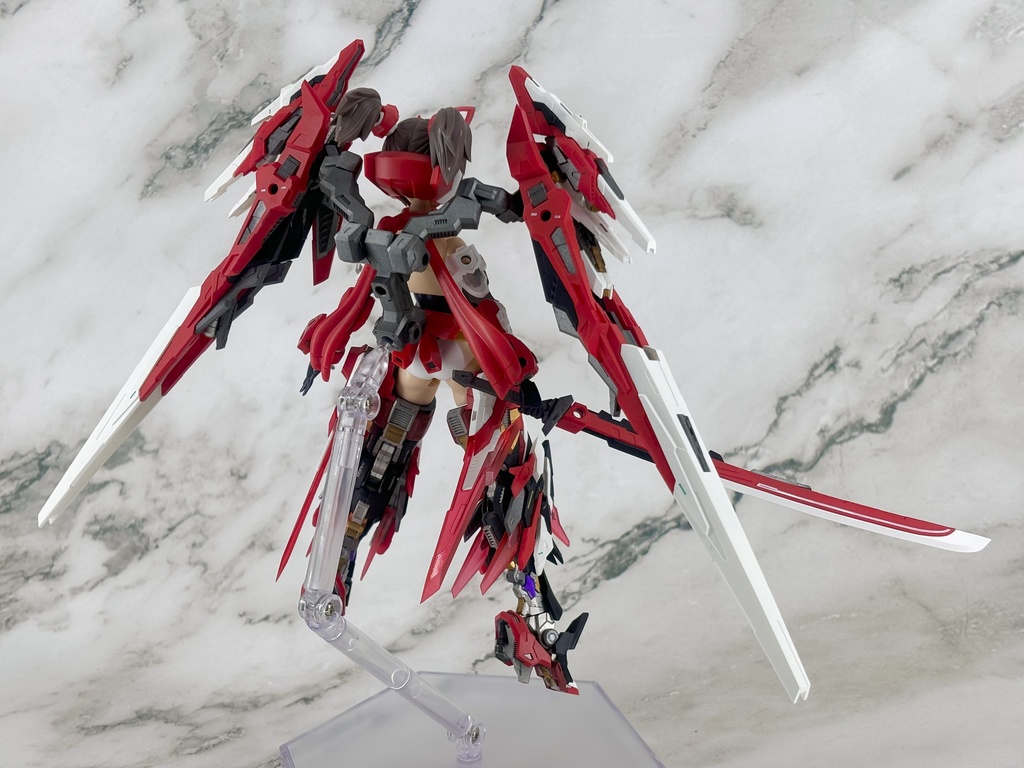 No.068 メガミデバイス 朱羅 忍者 蒼衣改造キット強化パーツ 3dプリンター出力品ガレージキット