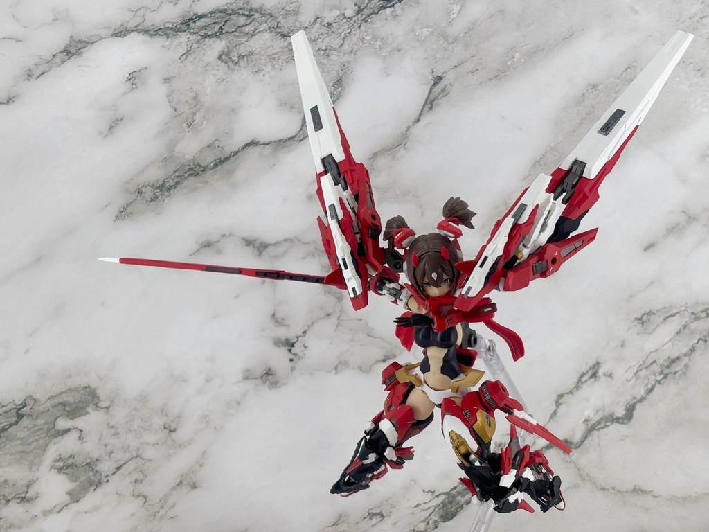 No.068 メガミデバイス 朱羅 忍者 蒼衣改造キット強化パーツ 3dプリンター出力品ガレージキット