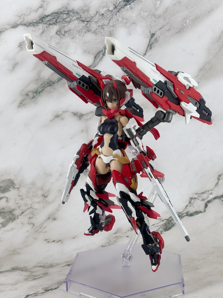 No.069 メガミデバイス 朱羅 忍者 蒼衣用ツインキャノン 3dプリンター出力品ガレージキット