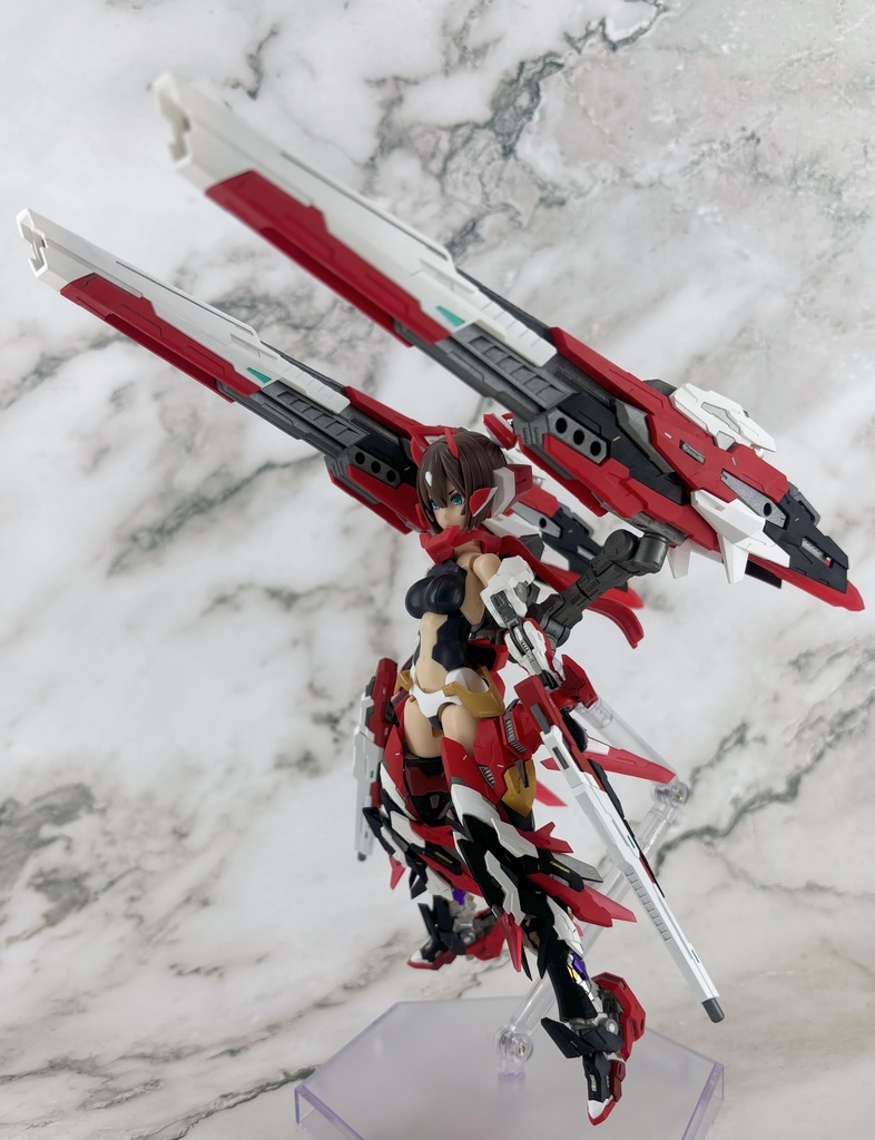 No.069 メガミデバイス 朱羅 忍者 蒼衣用ツインキャノン 3dプリンター出力品ガレージキット