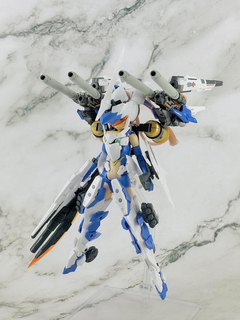 No.005 メガミデバイス等対応 ベーシックブースターオプションパーツB ロングキャノン 3dプリンター出力品ガレージキット