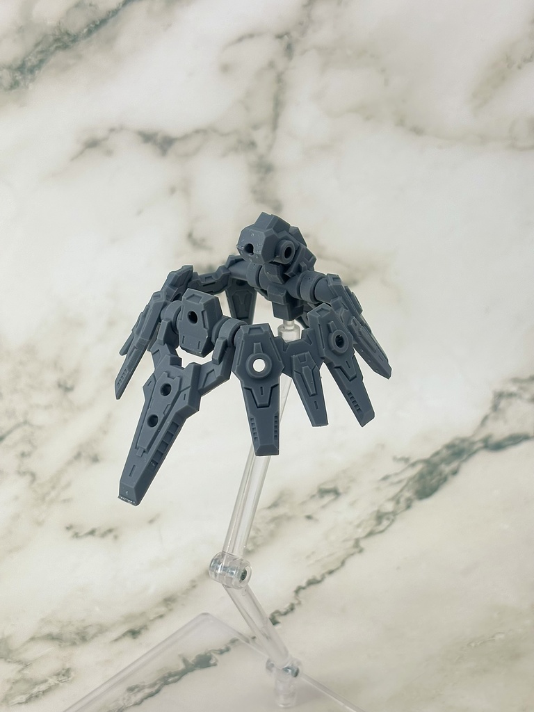 No.073 メガミデバイス等対応 MCWフレームスカートType.Ⅰ 3dプリンター出力品ガレージキット