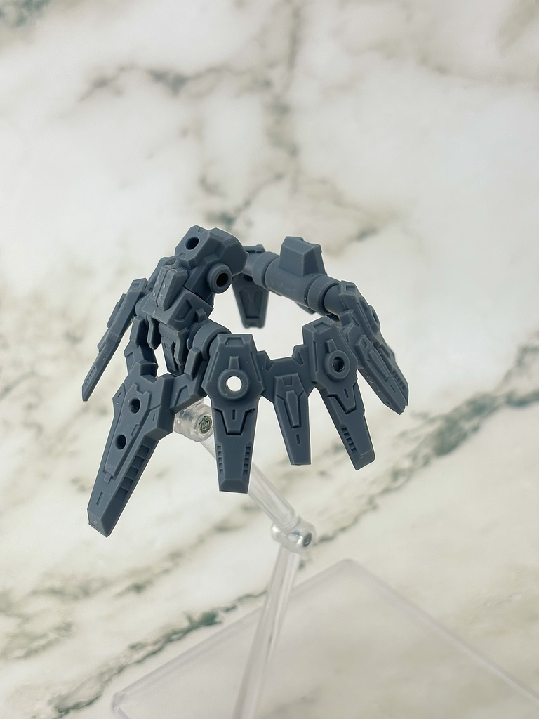 No.073 メガミデバイス等対応 MCWフレームスカートType.Ⅰ 3dプリンター出力品ガレージキット