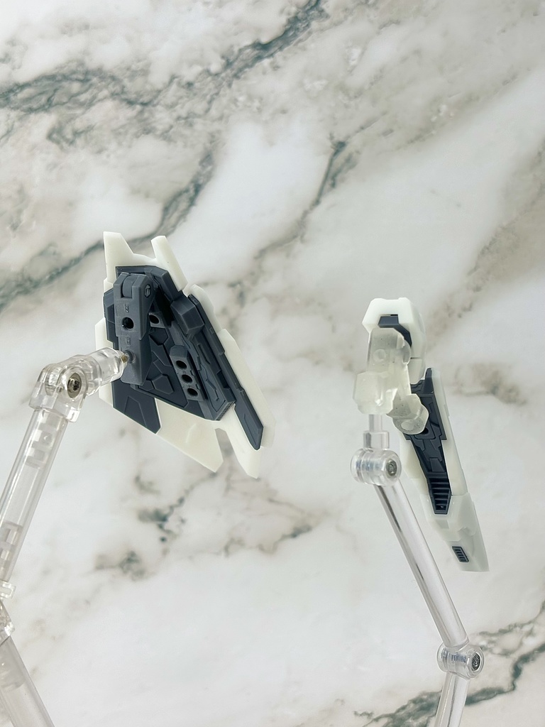 No.074 メガミデバイス等対応 MCWフレームスカートType.ⅠオプションパーツセットA 3dプリンター出力品ガレージキット