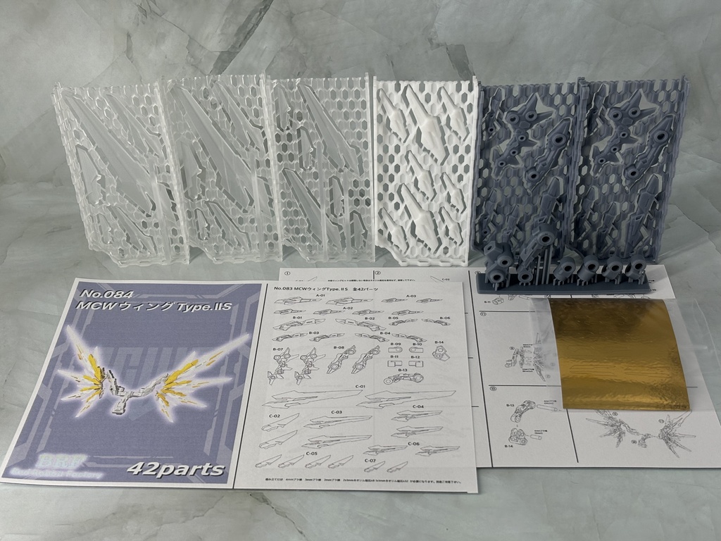 No.084 MCWウィングType.ⅡS 3dプリンター出力品ガレージキット