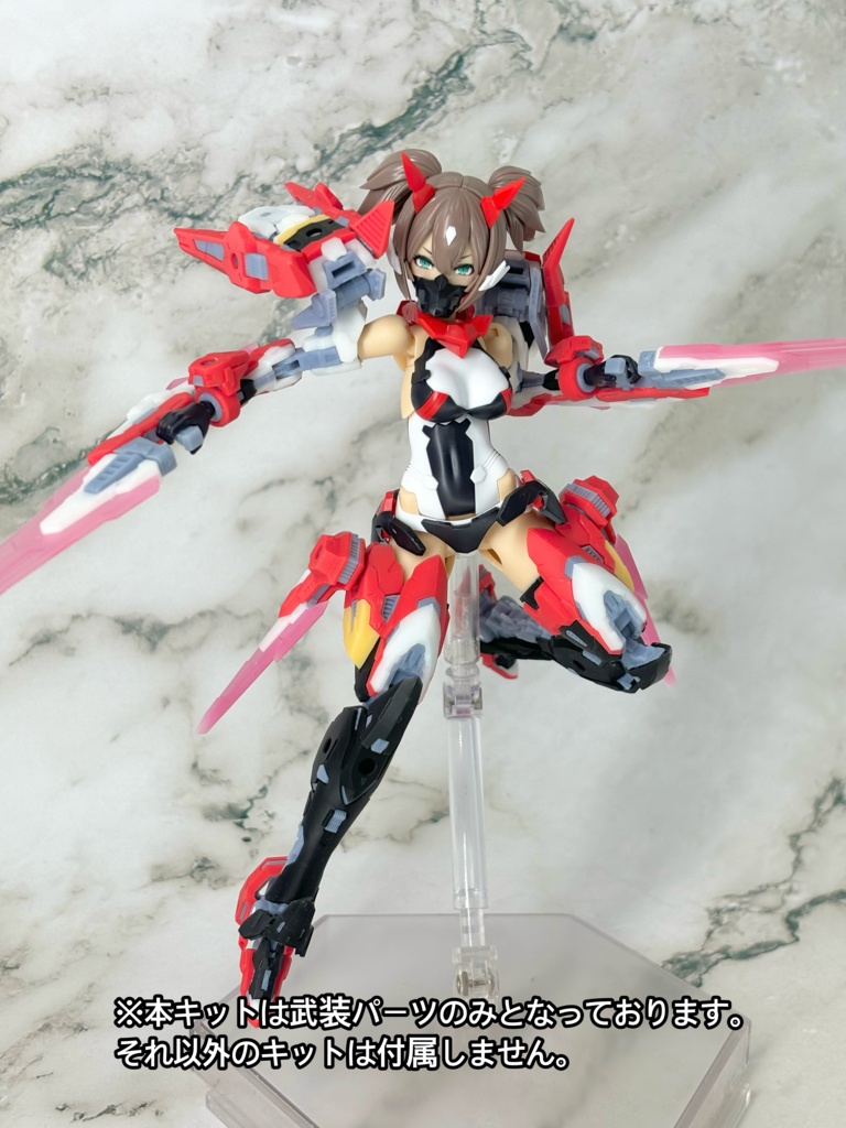 No.089 メガミデバイス朱羅 忍者 枢 武装パーツ 3dプリンター出力品ガレージキット