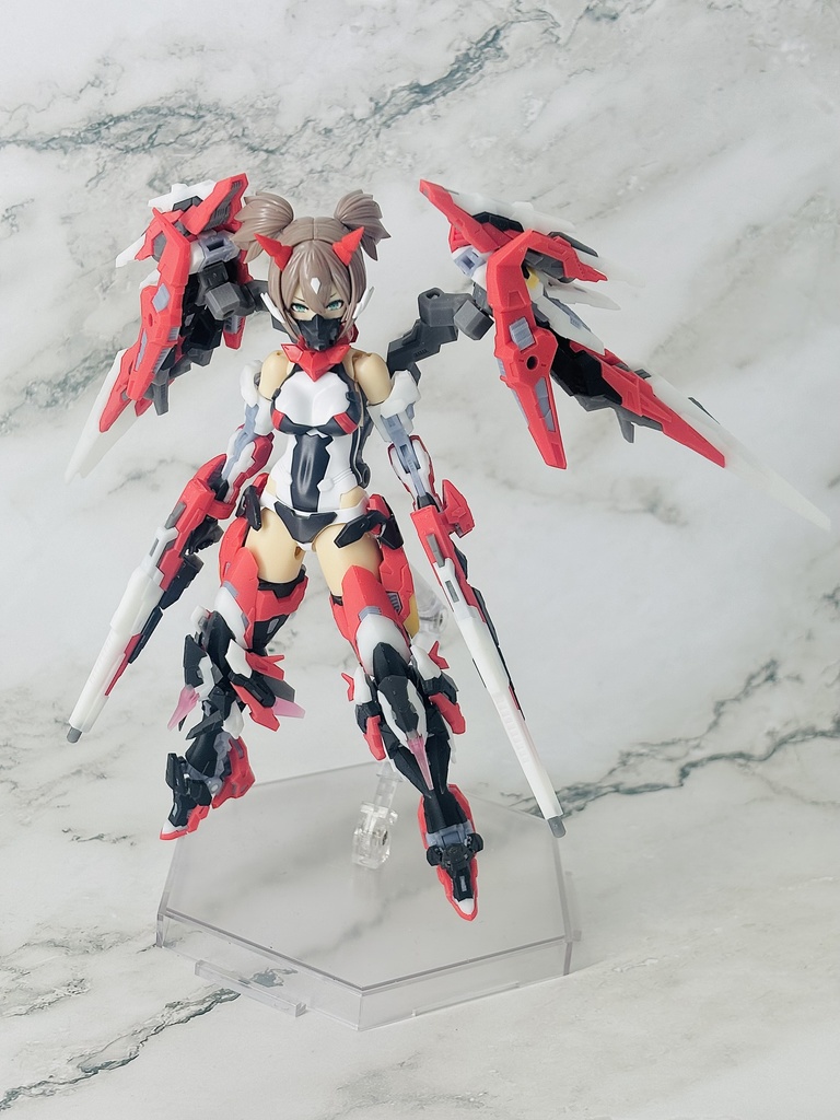 No.090 メガミデバイス朱羅 忍者 枢 改造キット強化パーツ 3dプリンター出力品ガレージキット