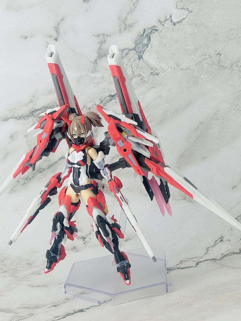 No.091 メガミデバイス朱羅 忍者 枢用 ツインキャノン 3dプリンター出力品ガレージキット