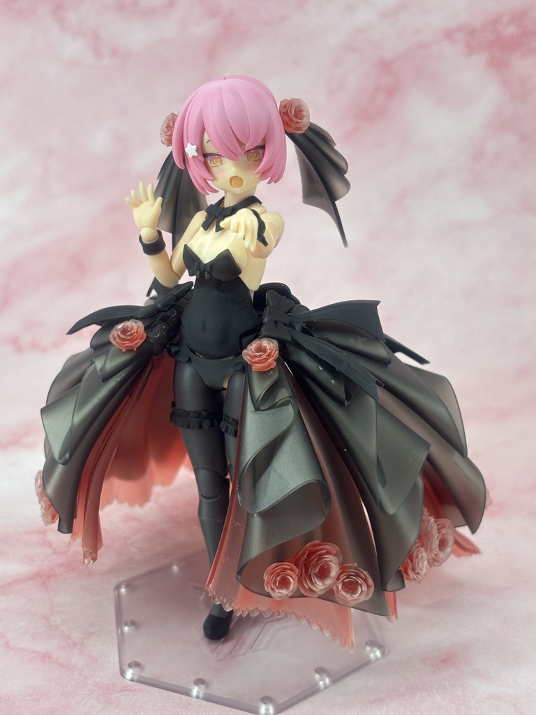 No.112 MCWスカートアーマーType.PUNI☆MOFU Ver.Rose Night 3dプリンター出力品ガレージキット