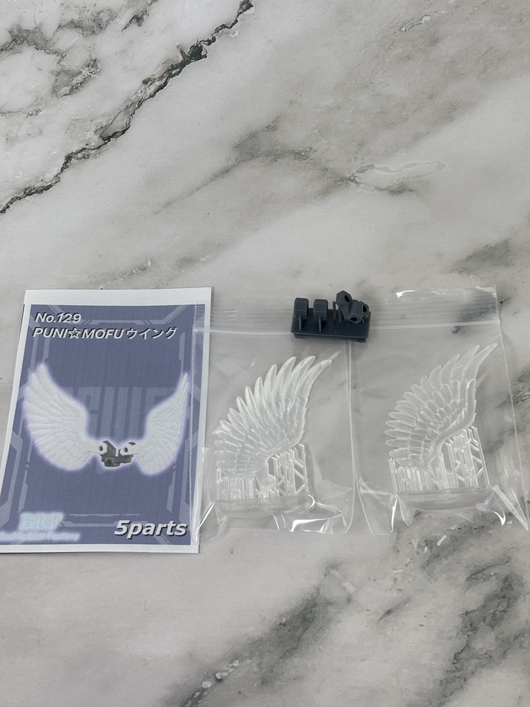No.129 PUNI⭐︎MOFUウイング 3dプリンター出力品ガレージキット