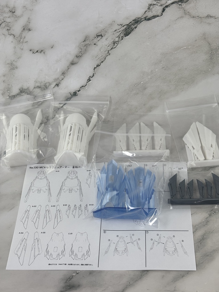 No.130 MCWセラフィムアーマー 3dプリンター出力品ガレージキット