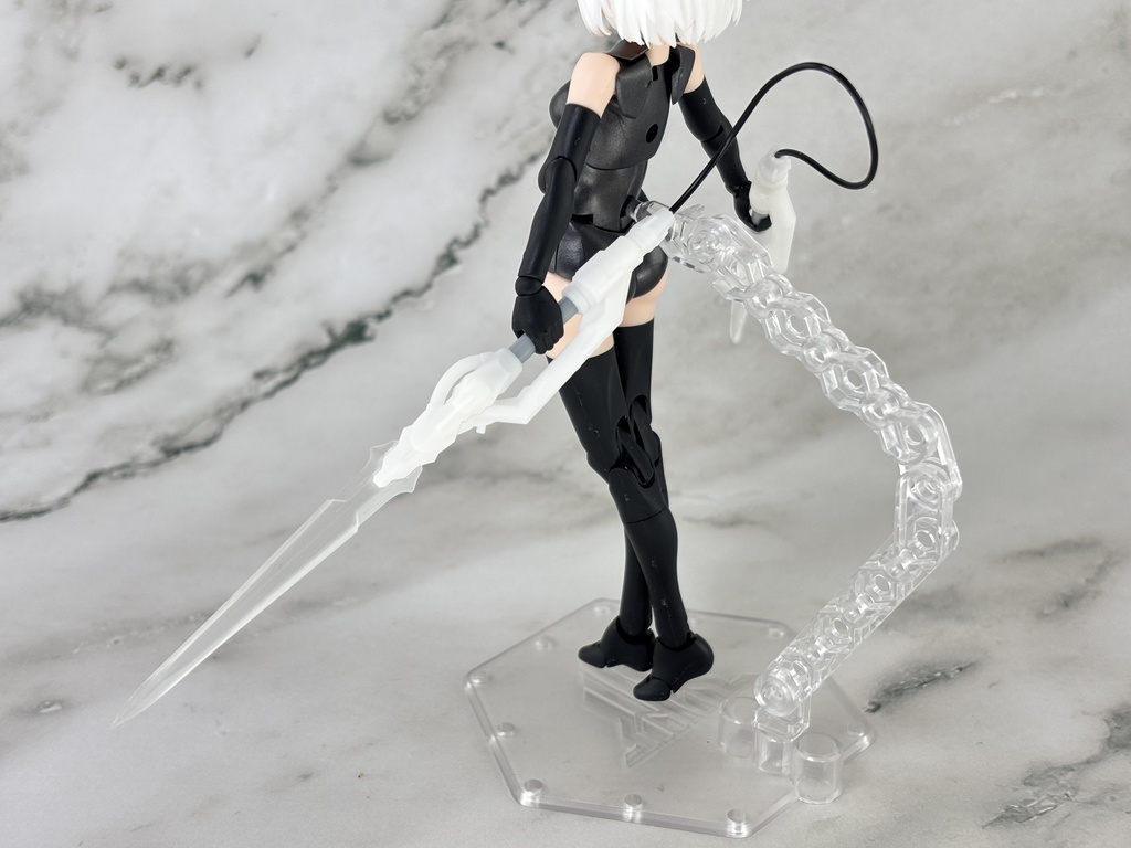 No.134 ツインクリムゾンダガー 3dプリンター出力品ガレージキット